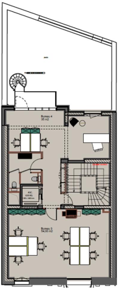Bureau Paris 458m² Location bureau Paris OLBUR2313672 14